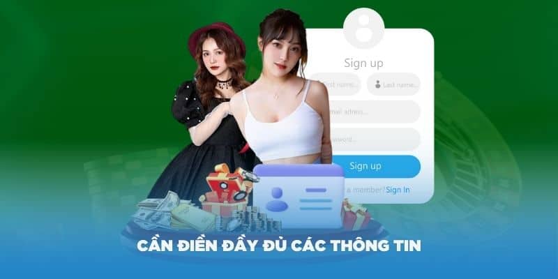 Bạn cần điền đầy đủ các thông tin vào form đăng ký từ nhà cái HB88